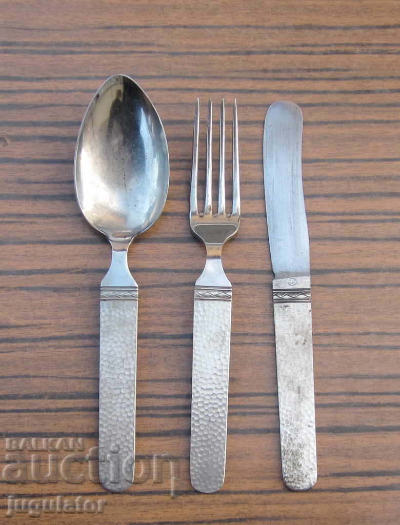 WWII German military field cutlery set
