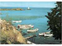 Old postcard - Ahtopol, the Bay