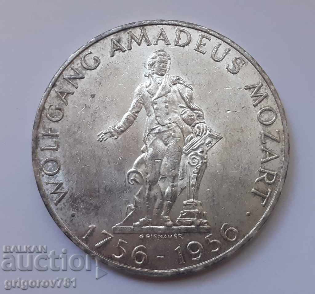 Ασημένιο 25 σελίνια Αυστρία 1956 - Ασημένιο νόμισμα #7
