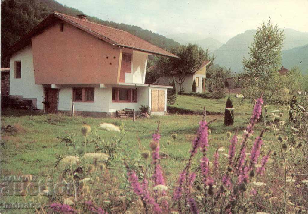 Old postcard - Ribaritsa village, Villa
