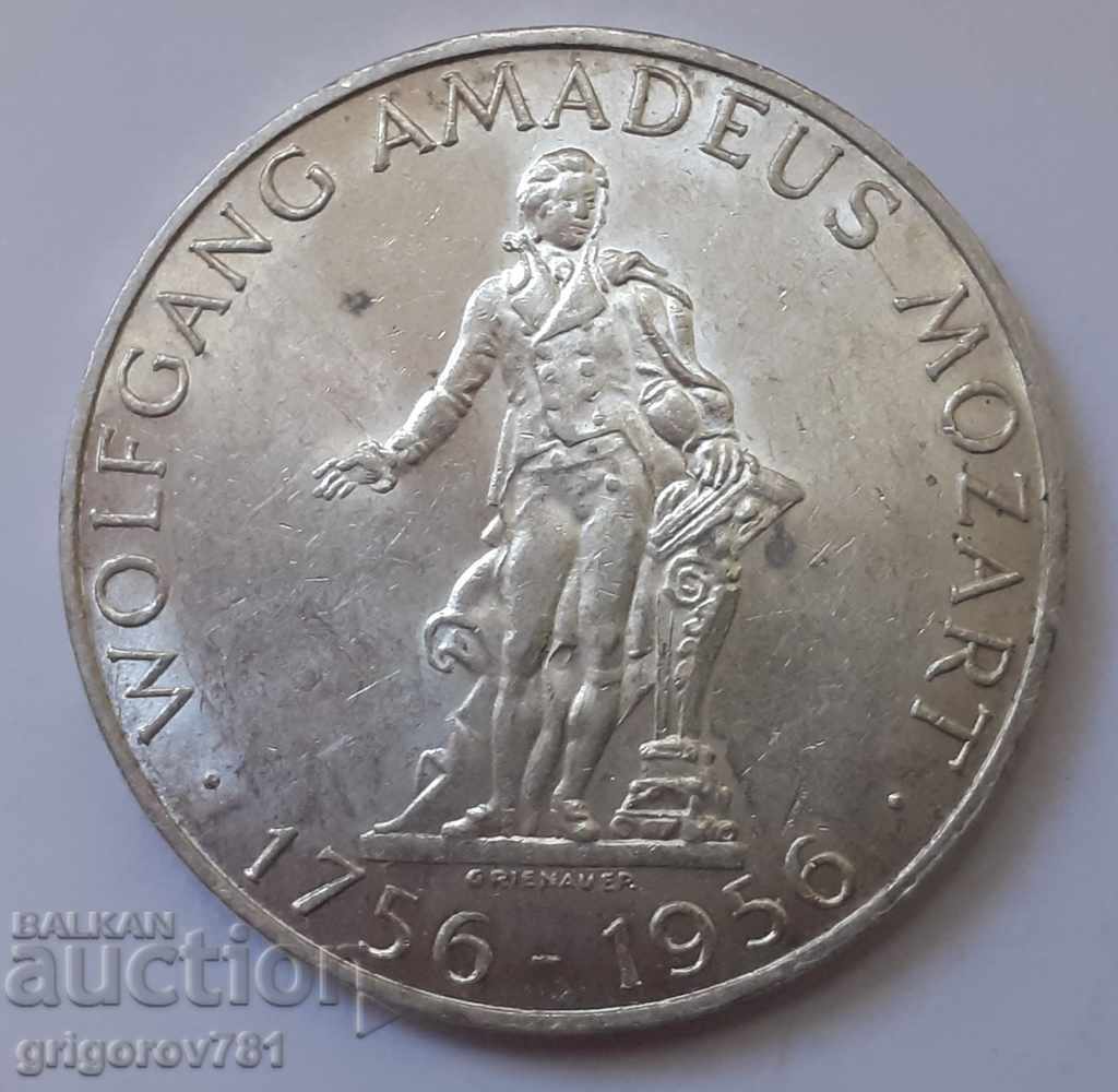 Ασημένιο 25 σελίνια Αυστρία 1956 - Ασημένιο νόμισμα #8