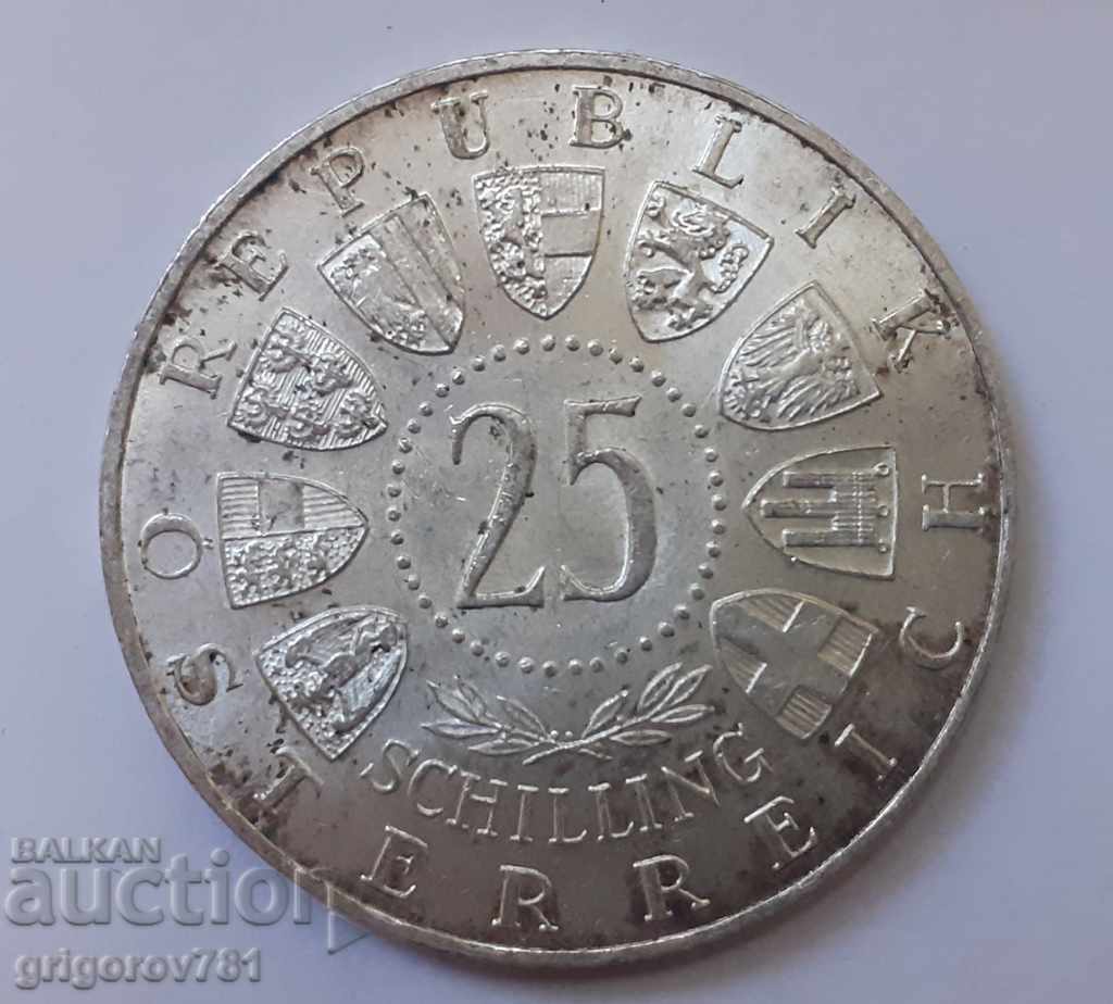 25 Shillings Argint Austria 1957 - Moneda de argint #4 cu preț € 14.83 | 29.00 BGN
