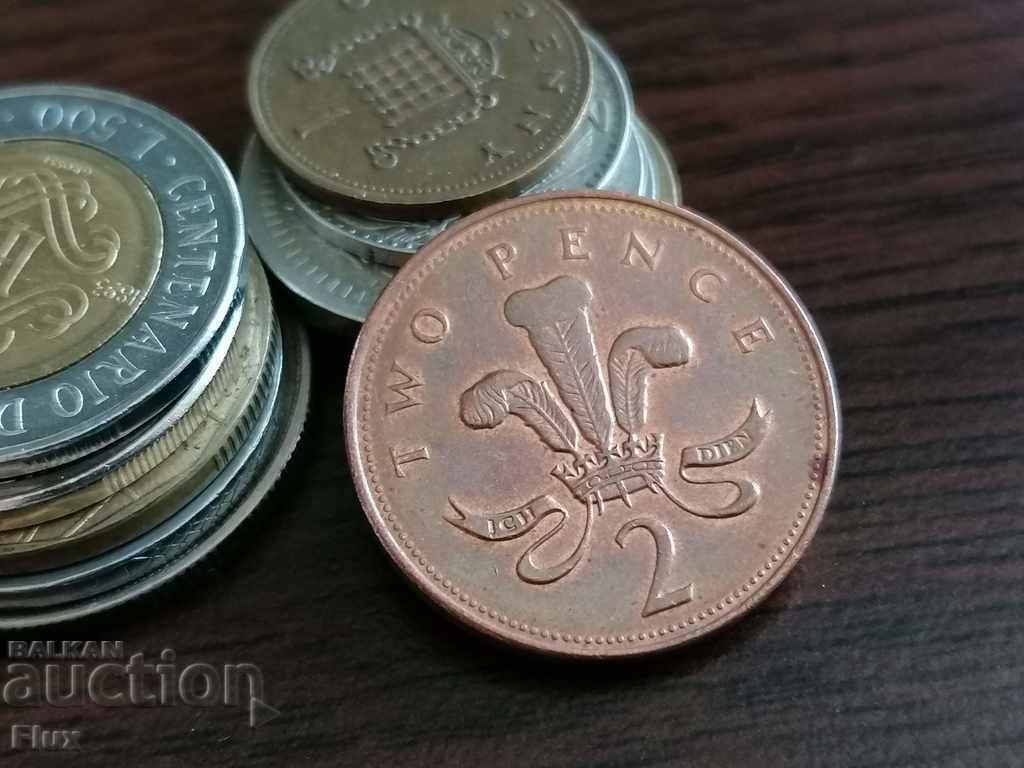 Coin - Great Britain - 2 pence 1997