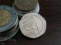 Монета - Великобритания - 20 пенса | 2014г.