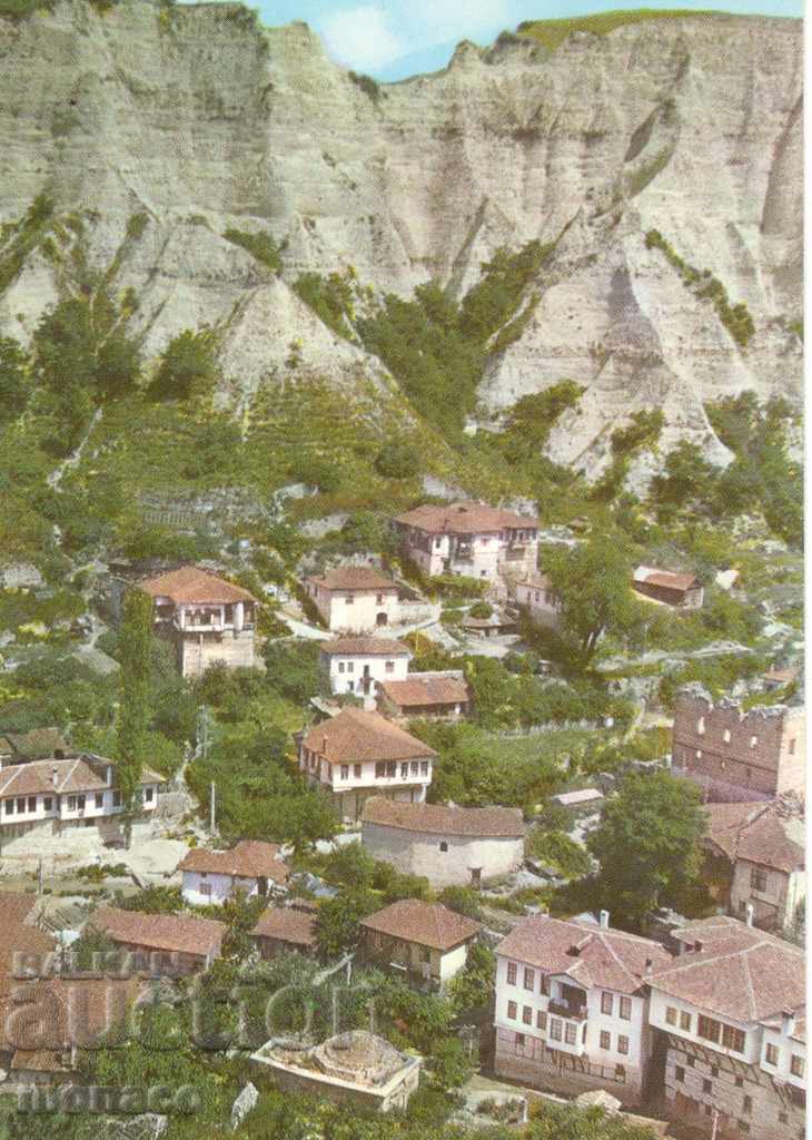 Παλιά καρτ ποστάλ - Μέλνικ, θέα