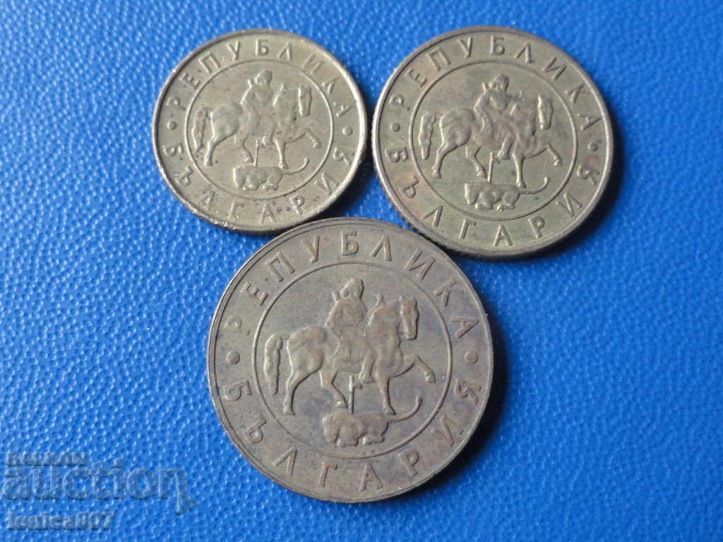 Bulgaria 1997 - 10, 20 și 50 leva cu preț € 1.50 | 2.93 BGN