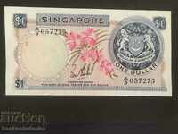 Singapore 1 Dollar 1967-1971 Pick 1a Ref A/9 7275