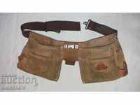 Work belt for tools with thick leather saddles - Stanley