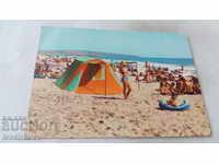 Пощенска картичка Обзор Плажът 1967
