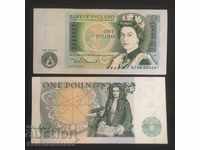 Anglia 1 Pound 1980 D.H.F. Somerset Ref 1097 Unc