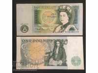 England 1 Pound 1980 D.H.F. Somerset Ref 1098 Unc