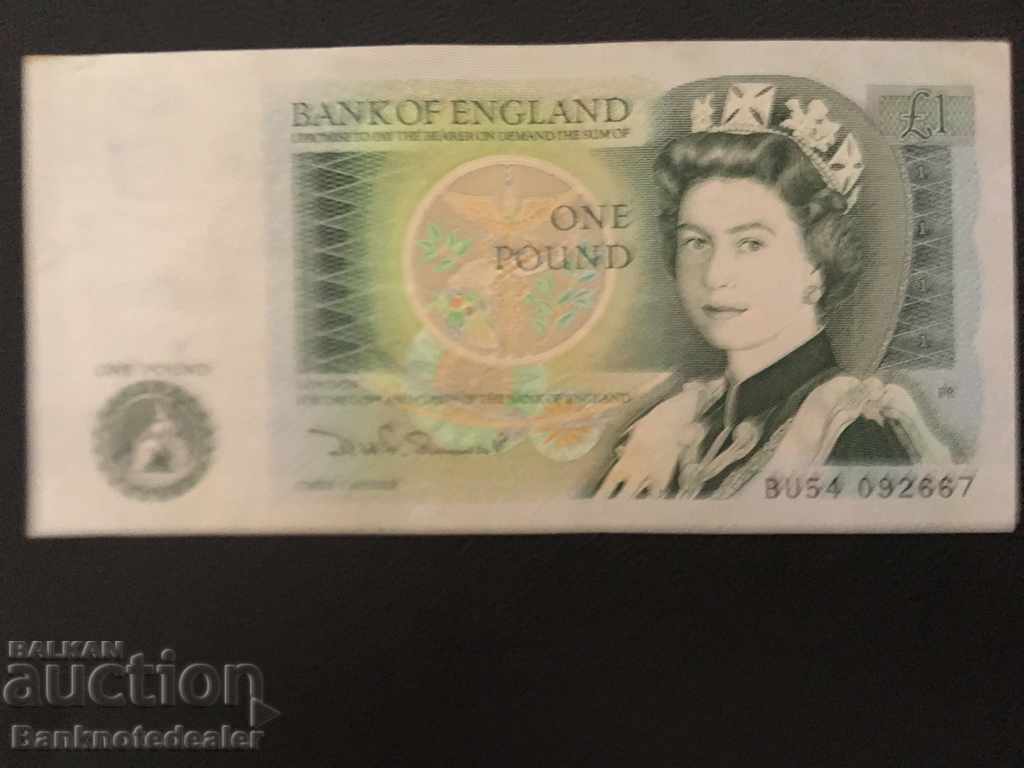 England 1 Pound 1980 D.H.F. Somerset Ref 2667
