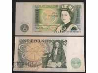 England 1 Pound 1980 D.H.F. Somerset Ref 9260 Unc