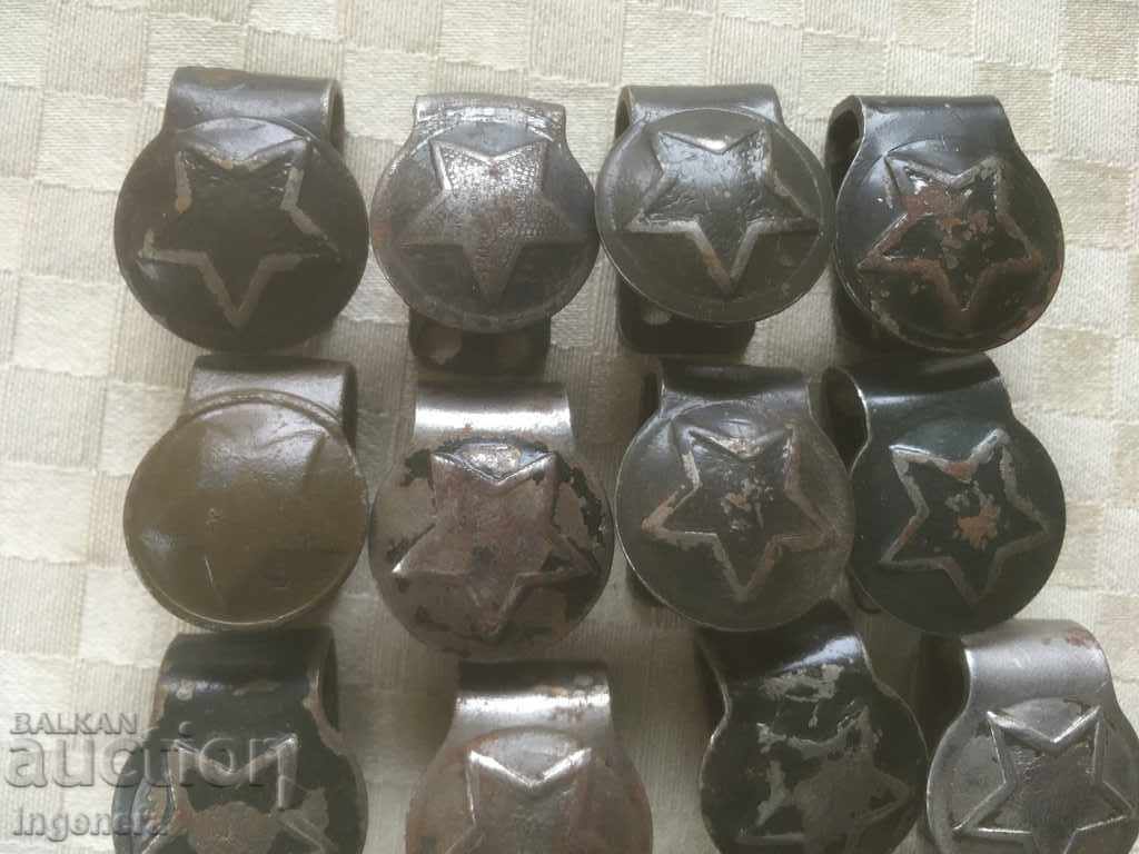 TASTONI MILITAR MILITAR METAL-16 BUC cu preț 16.00 BGN | € 8.18