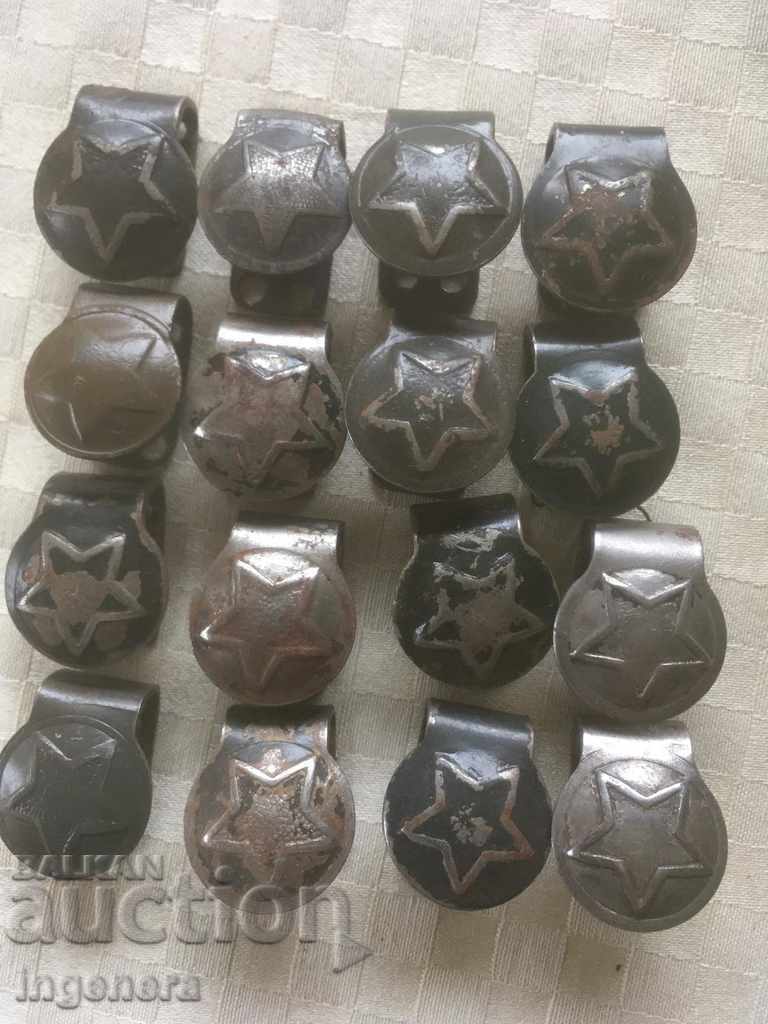 BUTTONS MILITARY MILITARY METAL-16 PCS