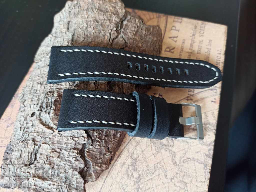 Leather watch strap 24mm Genuine leather by hand 797 with price 40.00 BGN | € 20.45 Leather watch strap 24mm Genuine leather by hand 797 with price 40.00 BGN | € 20.45