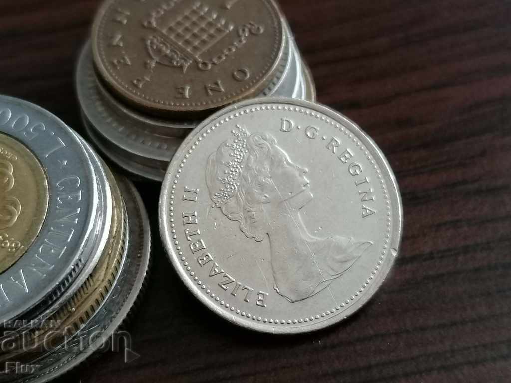 Coin - Canada - 25 cents 1980 with price 1.75 BGN | € 0.89 Coin - Canada - 25 cents 1980 with price 1.75 BGN | € 0.89