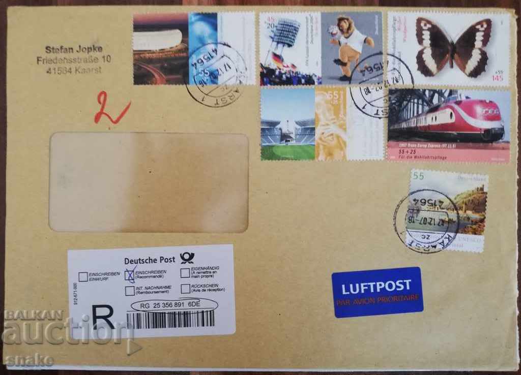 Germany - Postal envelope traveled