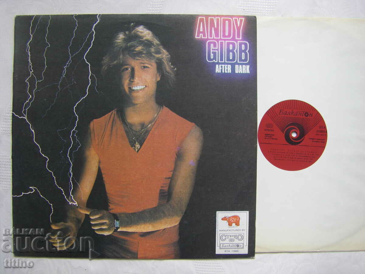 WTA 11005 - Andy Gibb. After Dark with price 12.00 BGN | € 6.14 WTA 11005 - Andy Gibb. After Dark with price 12.00 BGN | € 6.14
