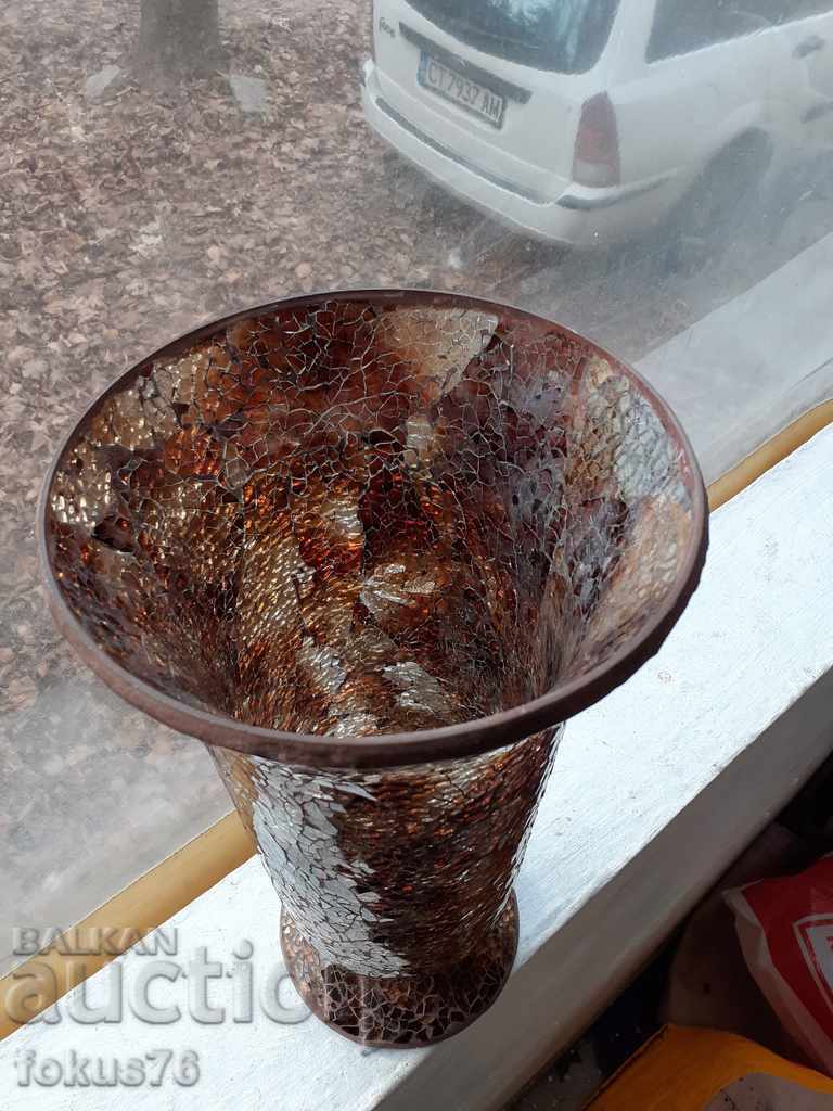 Auction Two great large vases glass mosaic Uniques Auction Two great large vases glass mosaic Uniques