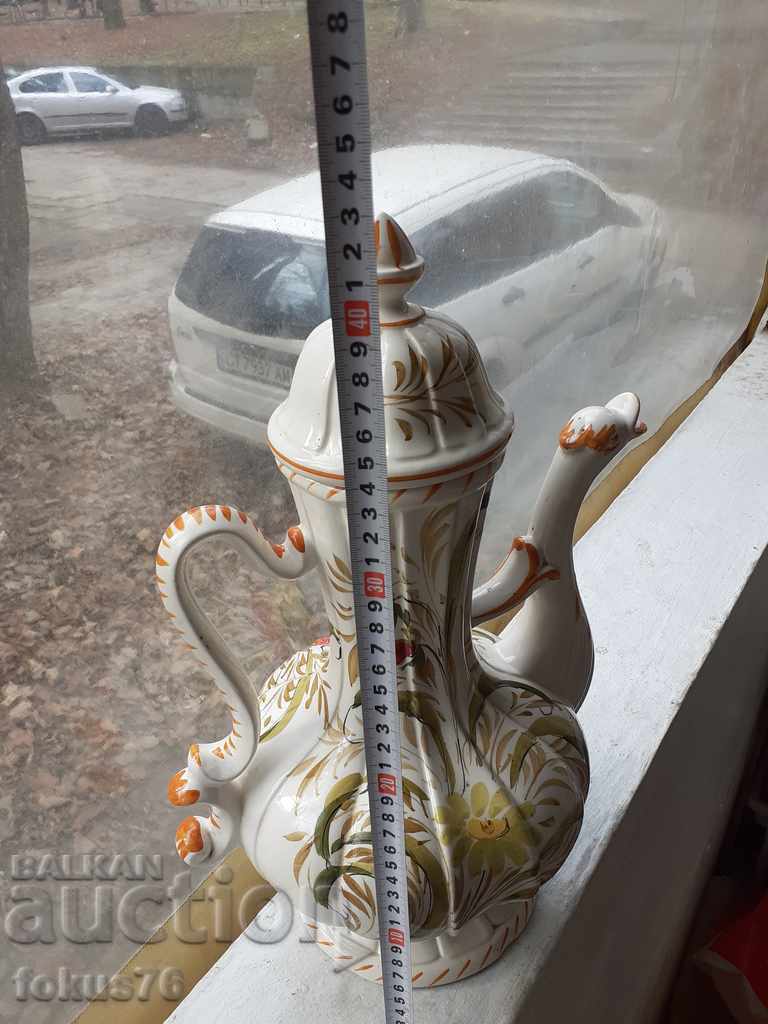 Παράδοση Μοναδική Τεράστια πορσελάνινη κανάτα τσαγιέρας - κύκνος Παράδοση Μοναδική Τεράστια πορσελάνινη κανάτα τσαγιέρας - κύκνος