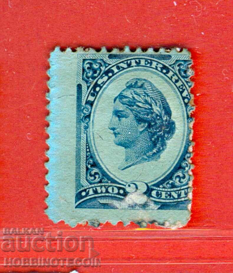 САЩ USA ГЕРБОВИ МАРКИ - ГЕРБОВА МАРКА - 2 Цента - 7 изместен