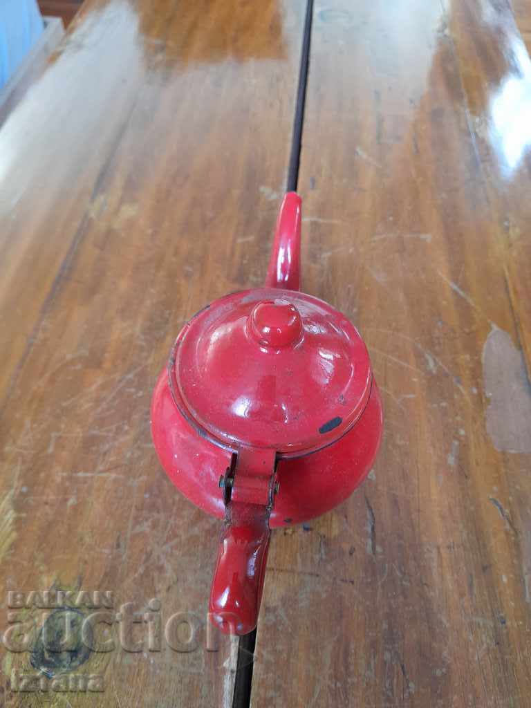 Old enamel teapot - 5 Old enamel teapot - 5