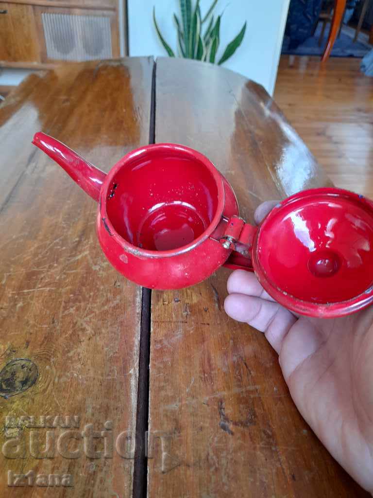 Old enamel teapot - 6 Old enamel teapot - 6