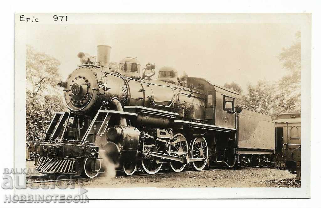 ΗΠΑ - LOCOMOTIVE Erie Railroad locomotive 971 - 1930 1940