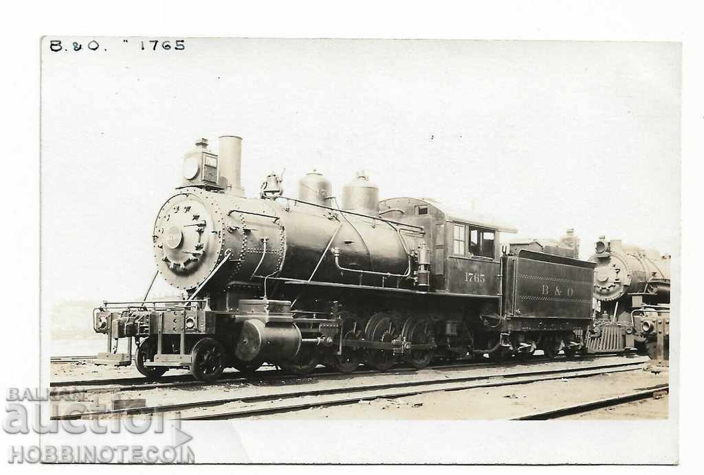 САЩ - ЛОКОМОТИВ Baltimore & Ohio locomotive 1765 1930 1940 г