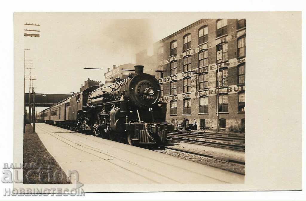 САЩ - ЛОКОМОТИВ Lake Shore Railroad locomotive   1930 1940 г