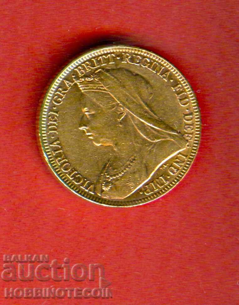 REGATUL UNIT MAREA BRITANIE 1 Pound GOLD GOLD emisiunea 1896