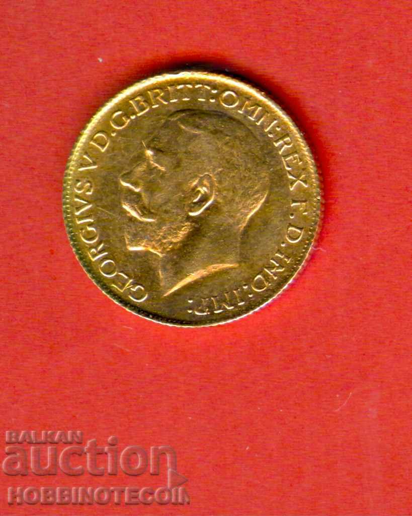 GREAT BRITAN 1 Pound GOLD GOLD issue 1918