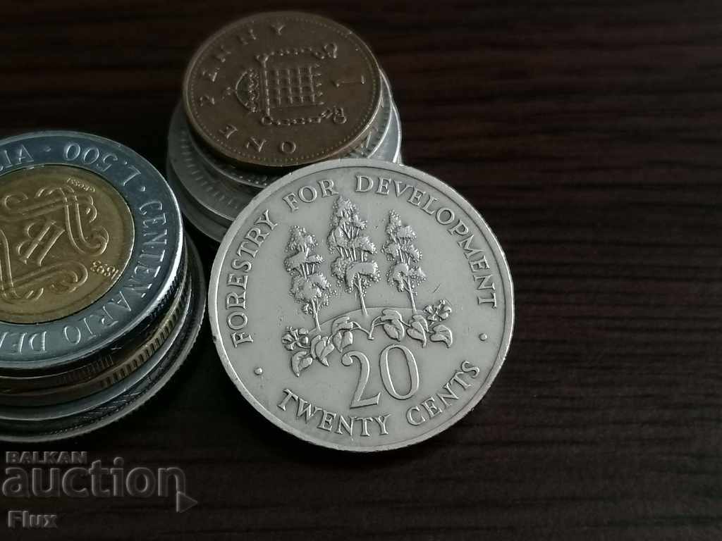 Κέρμα - Τζαμάικα - 20 σεντς 1975