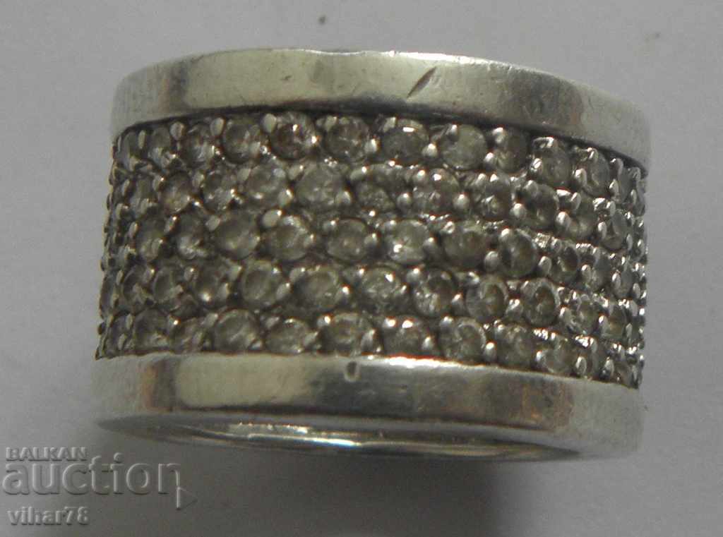 WOMEN'S SILVER RING with price 55.99 BGN | € 28.63