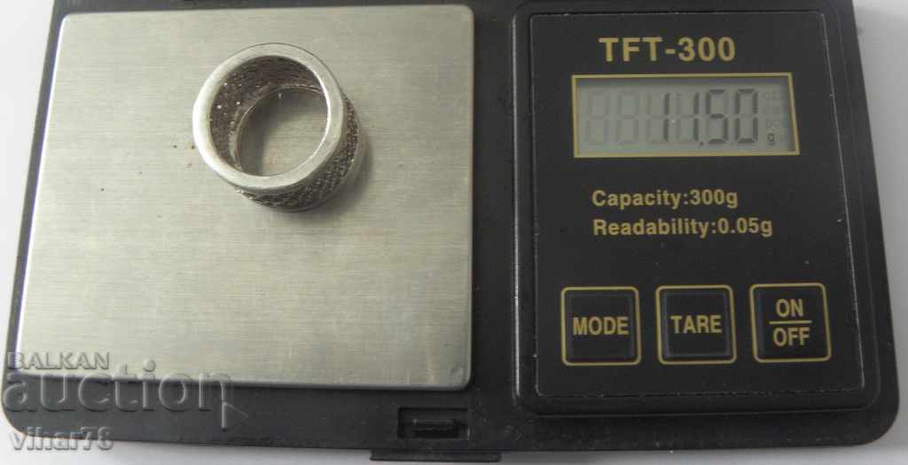 WOMEN'S SILVER RING - 6