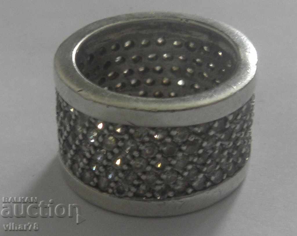 WOMEN'S SILVER RING - 7