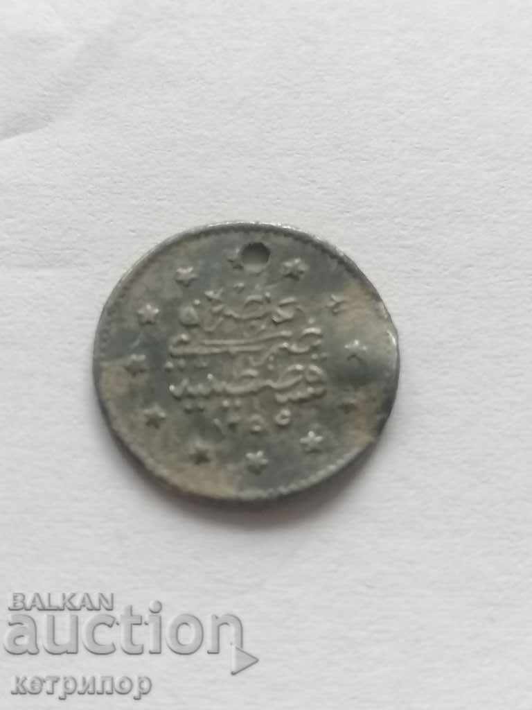 1 kurush 1255/15 Ottoman Turkey