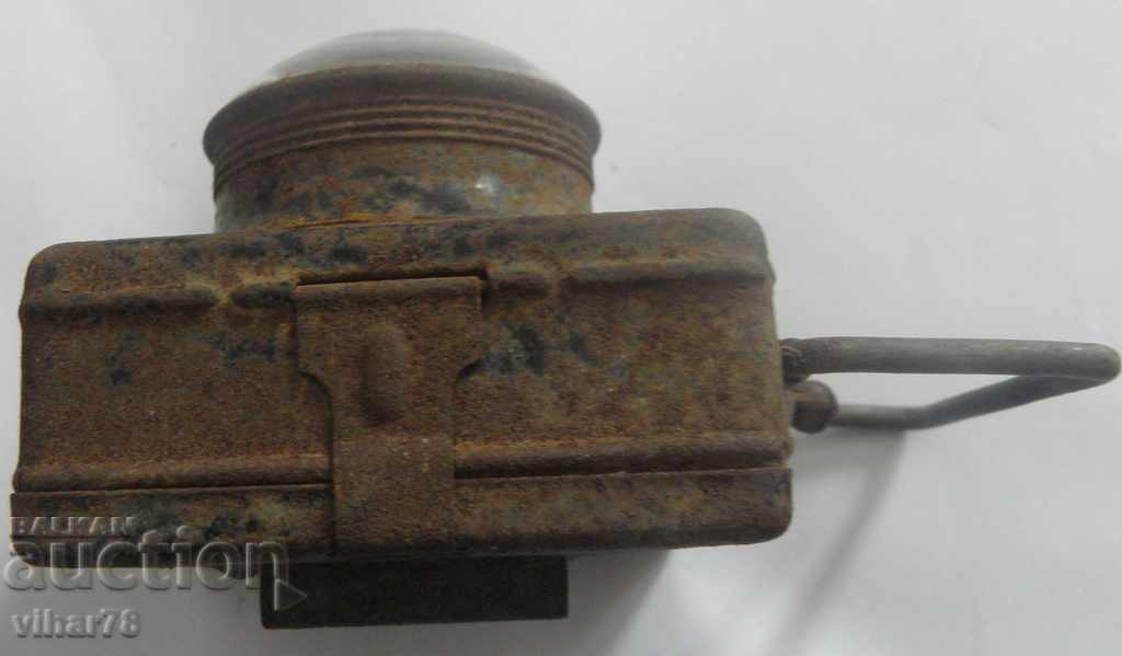 Old flashlight with magnifying glass - 5