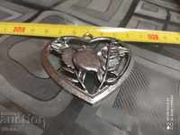 Metal heart pendant 1