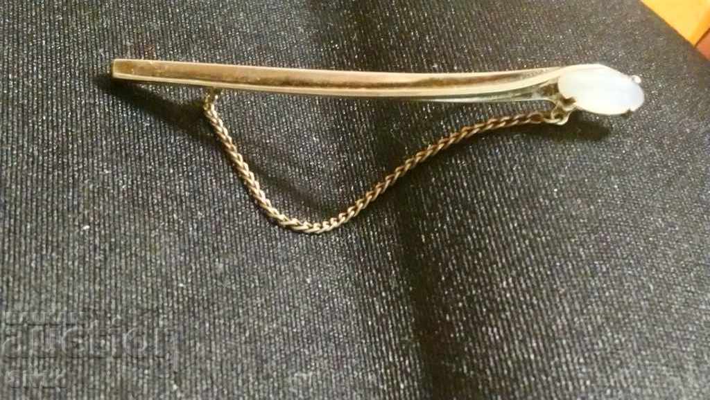 Καρφίτσα γραβάτας, καρφίτσα ασήμι φυσική πέτρα αντίκα - 7 Καρφίτσα γραβάτας, καρφίτσα ασήμι φυσική πέτρα αντίκα - 7