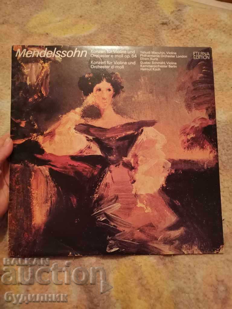 Грамофонна плоча на Mendelssohn
