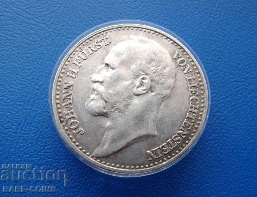 Liechtenstein 1 coroană 1904 UNC Foarte rar Original cu preț € 63.91 | 125.00 BGN