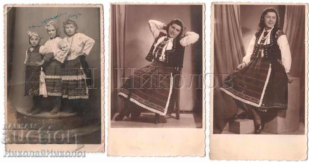 3 pcs OLD PHOTOS MY PEOPLE. CARRIERS SIZE ≈ 14 x 9 cm A955