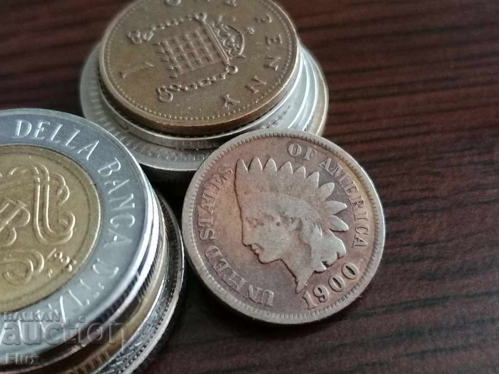 Coin - USA - 1 cent 1900 with price 14.00 BGN | € 7.16