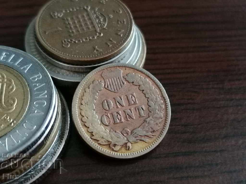 Monedă - SUA - 1 cent 1900