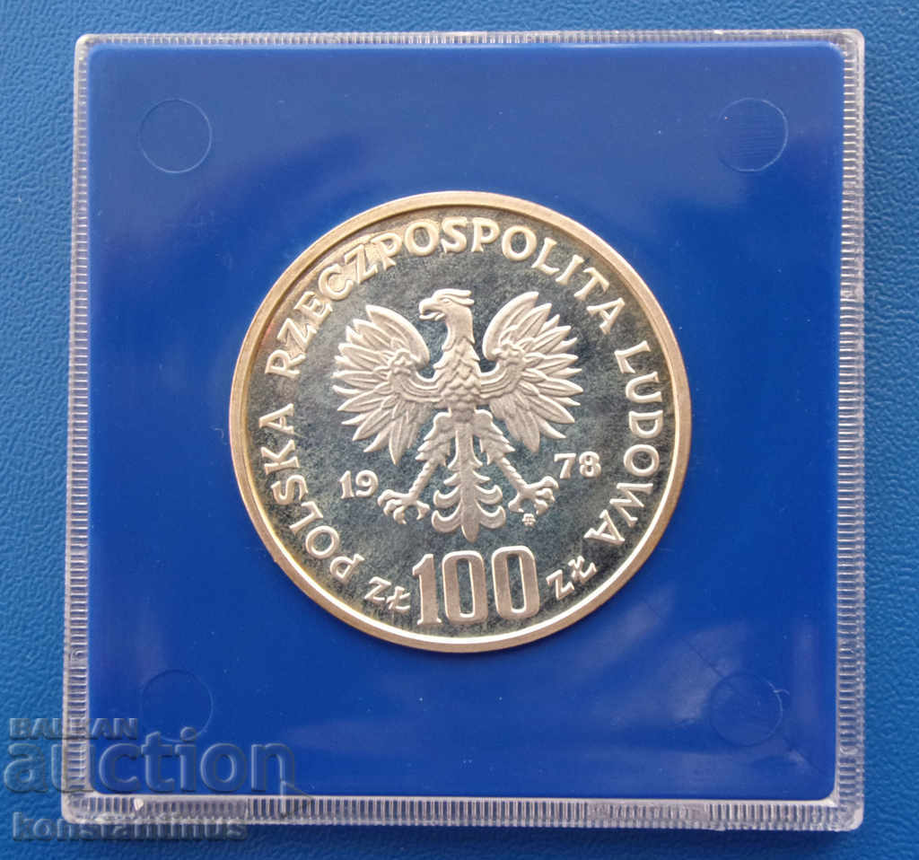 Auction Poland 100 Zloty 1978 PROOF UNC Very Rare Auction Poland 100 Zloty 1978 PROOF UNC Very Rare