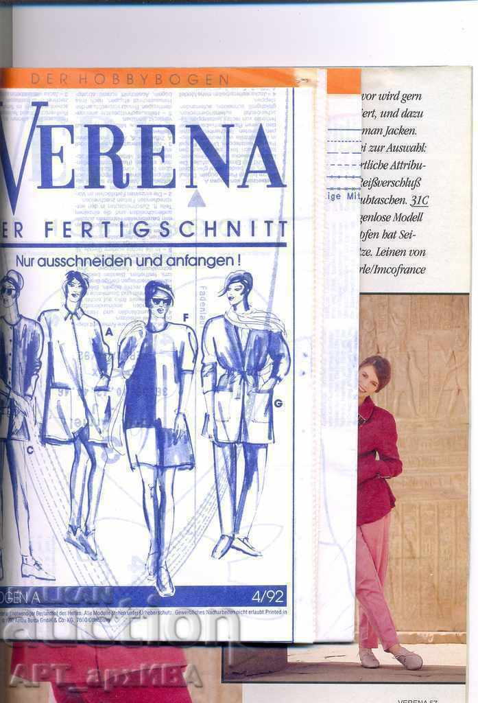 Delivery of VERENA magazine - fashion, knitting, ideas. 2 pieces. Delivery of VERENA magazine - fashion, knitting, ideas. 2 pieces.
