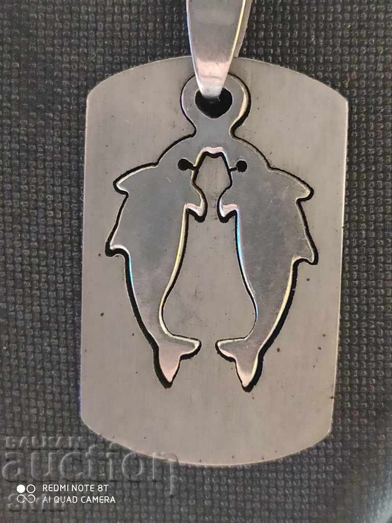 Medical steel fish necklace with price 2.99 BGN | € 1.53 Medical steel fish necklace with price 2.99 BGN | € 1.53