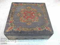 Wooden box pyrographed old from soc - 1